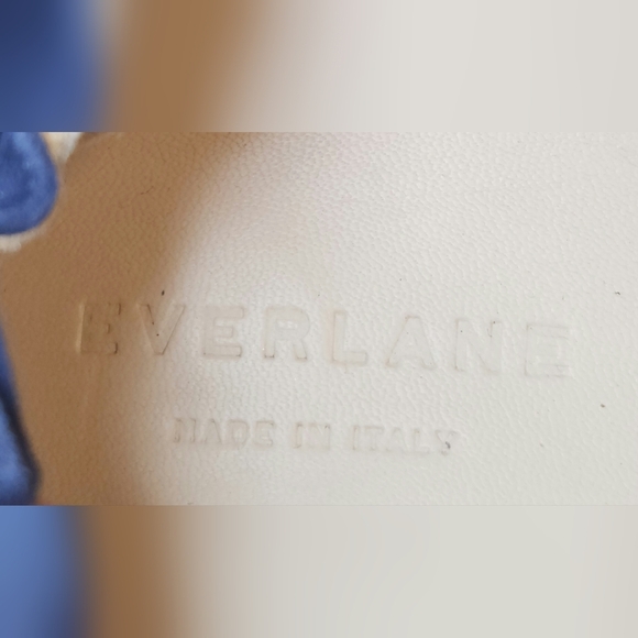 Everlane The Day Heel Women's Navy Suede Shoes SZ US 10 - Picture 12 of 15